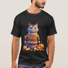 Uggig Thanksgiving Sweater Kattunge T Shirt