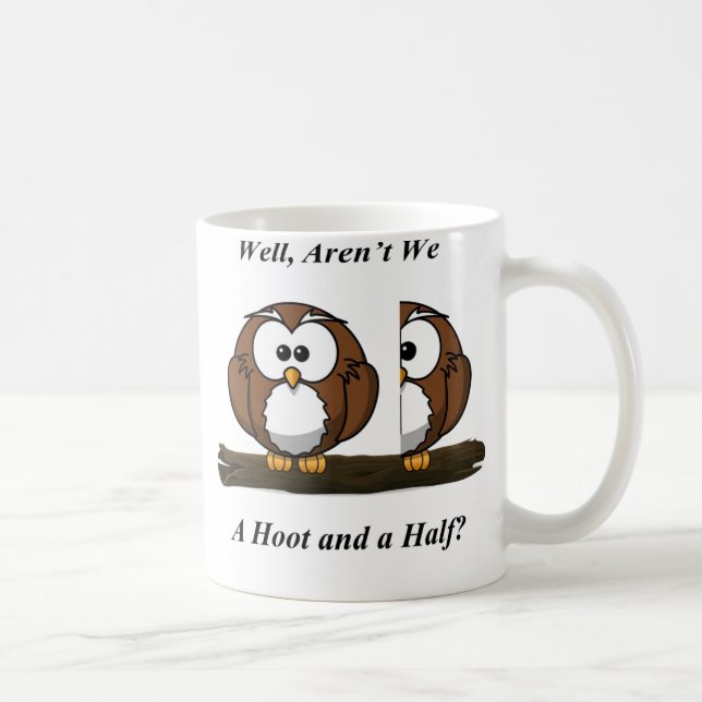 Uggla A Hoot och en halv Kaffemugg (Höger)