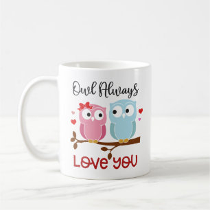 Uggla alltid Kärlek dig Kaffemugg