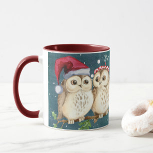 Uggla Alltid Kärlek You Julgåva från Cute Winter Mugg