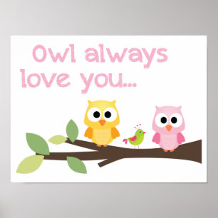 Uggla Alltid Kärlek You Poster