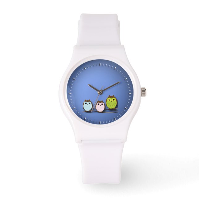 Uggla Älskare Armbandsur (Framsida)