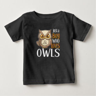 Uggla Älskare Bara en pojke som Kärlek Ugglor C T Shirt