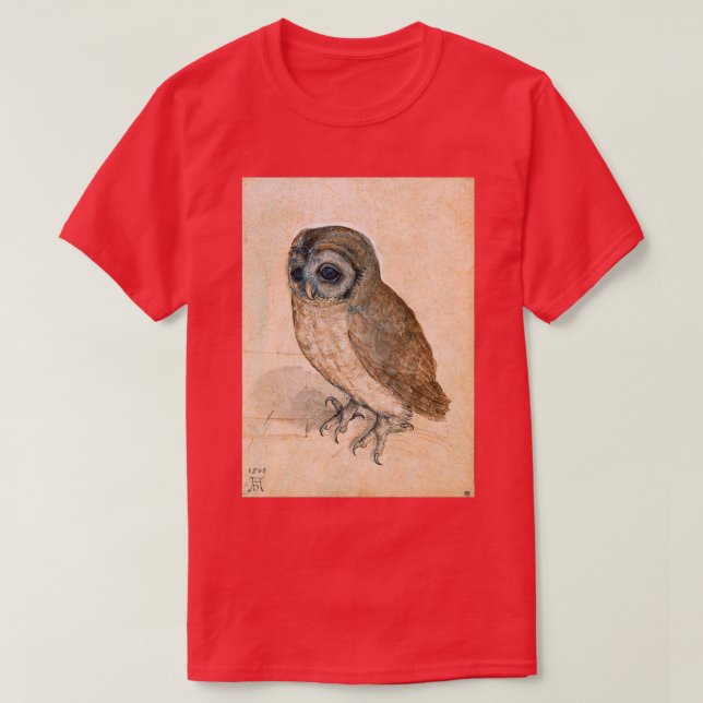 UGGLA Antique Animal Teckning T Shirt (Design framsida)