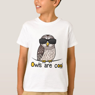 Uggla är coola! tee shirt
