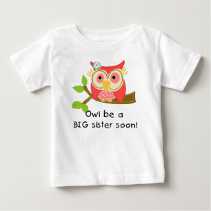 Uggla är en stor syster tee shirt