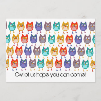 Uggla är inbjudna inbjudningar