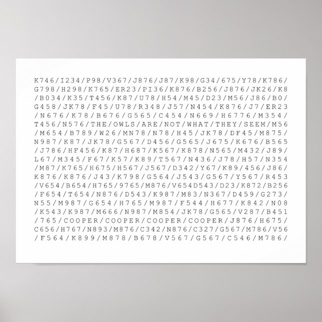 Uggla är inte vad de ser ut poster (Framsidan)