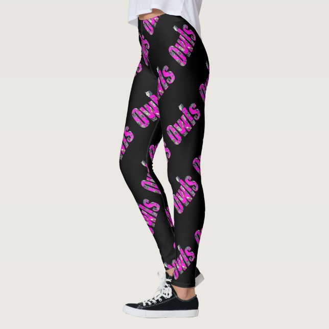 Uggla är Ord. Leggings (Vänster)