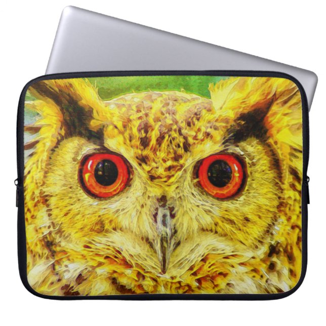Uggla Art Laptop Fodral (Framsidan)