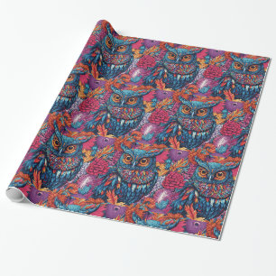 Uggla Art Teckning Presentpapper
