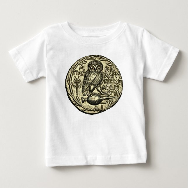 Uggla av Athena T-shirt (Framsida)