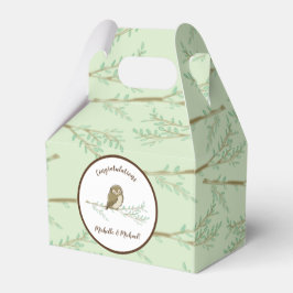 Uggla Baby Shower Woodland Presentaskar