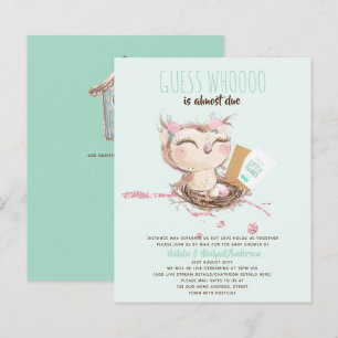 Uggla Baby Tack Gift Märkres Favors Boy Girl