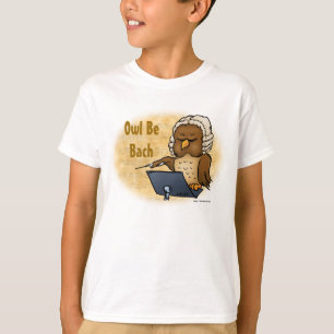 Uggla BE Bach Funny Kids T-Shirt