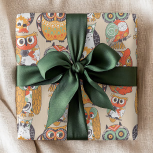 Uggla BE-samling Modern illustration av Uggla Presentpapper