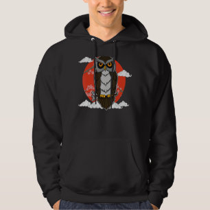 Uggla Birds Ornitholog Biology Biolog Night Cu Hoodie