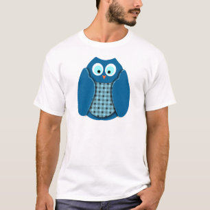 Uggla - blått med polka dots tee