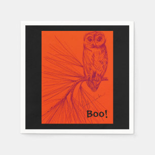 Uggla Boo Napkin Pappersservett