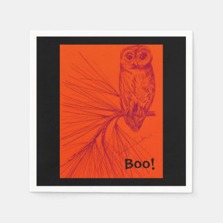 Uggla Boo Napkin Pappersservett