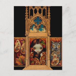 "Uggla Butterfly Triptych" vykort
