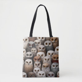 Uggla Collage Tote Bag på ,  och Creams Tygkasse