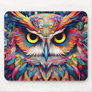 Uggla Colorful Animal Enchanting Abstrakt Musmatta