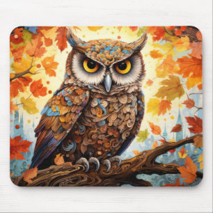 Uggla Colorful Animal Enchanting Abstrakt Musmatta