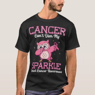 Uggla Dabbing Cancer Cant Dim Me Breast Cancer T Shirt