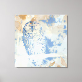 Uggla [design] 30 tum x 30 tum canvastryck