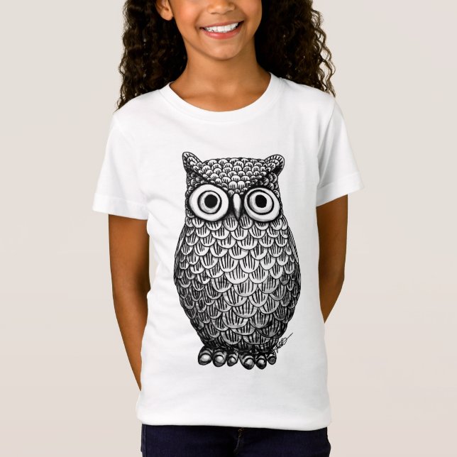 Uggla Design Girls Shirt Tee Shirt (Framsida)