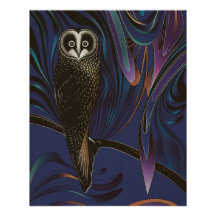 Uggla Design Poster Wall Art Psychedelia