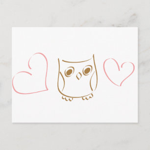 Uggla Doodle Vykort