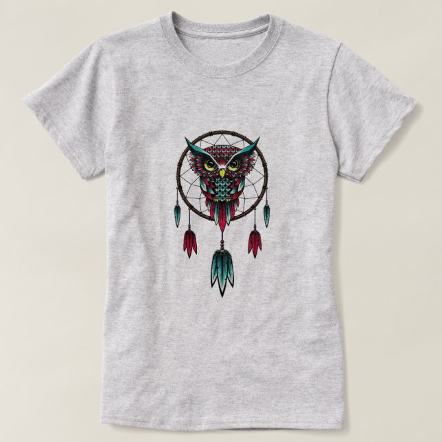 Uggla Dream Catcher T Shirt (Design framsida)