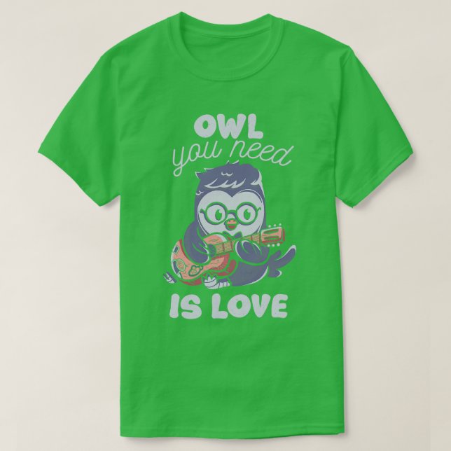 Uggla Du behöver Kärlek av Tobe Fonseca T Shirt (Design framsida)