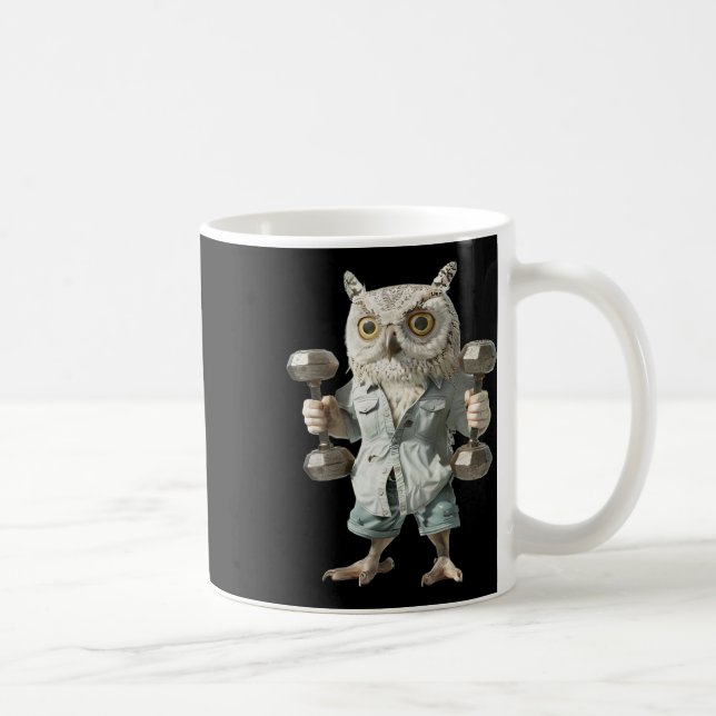 Uggla Dumbbells Kaffemugg (Höger)