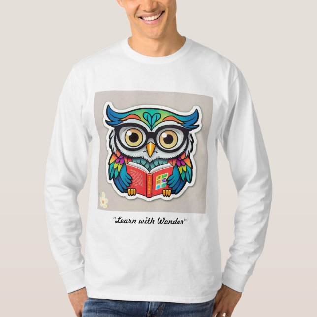 "Uggla-Ed Genius" T Shirt (Framsida)