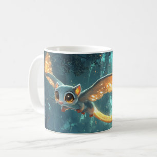 Uggla eller fladdermus kaffemugg