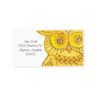 Uggla - Etiketter Adressetikett