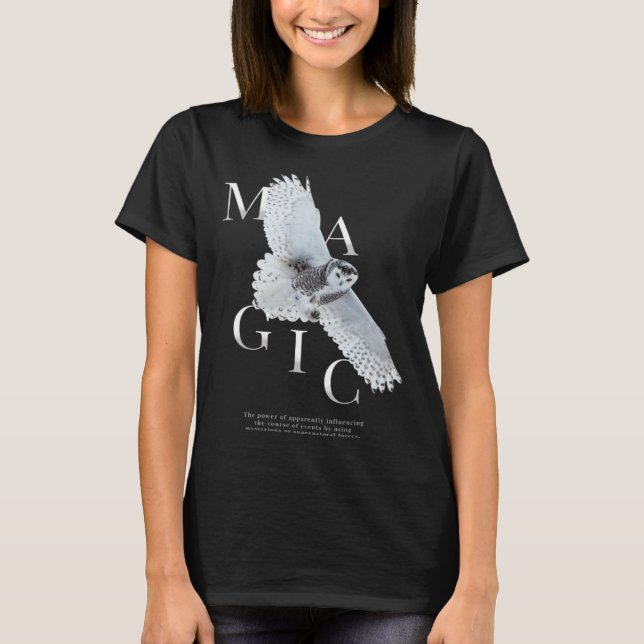Uggla Fågel Visdom Smart 1 T Shirt (Framsida)