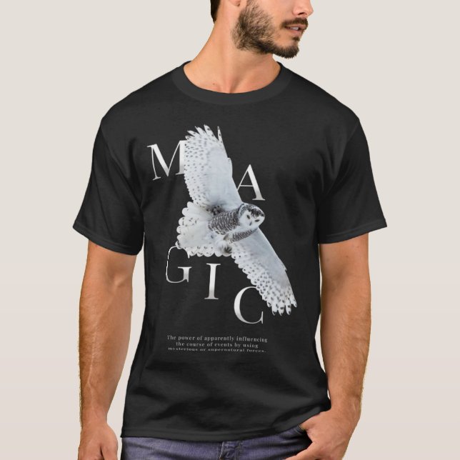 Uggla Fågel Visdom Smart 1 T Shirt (Framsida)