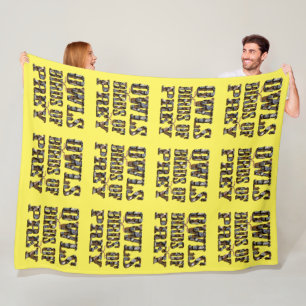 Uggla fåglar av Ber, Fleecefilt