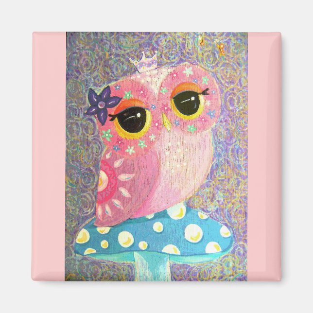 Uggla Fairy Princess Magnet (Framsidan)