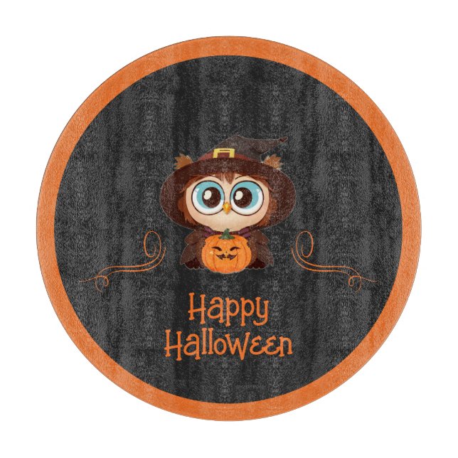Uggla/fall/höst/Halloween/pumpa (Framsidan)
