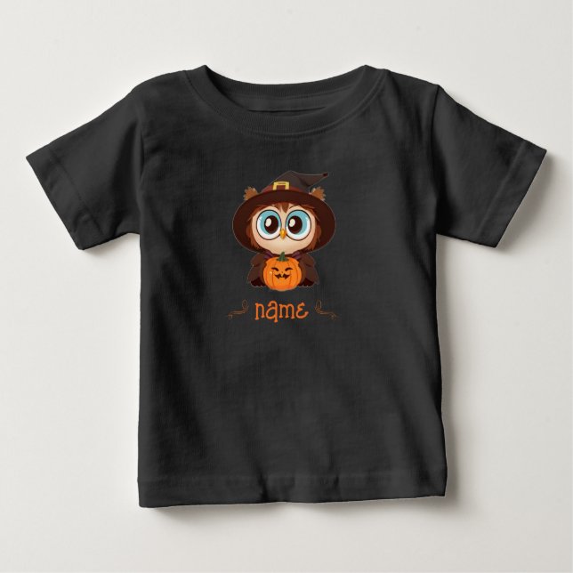 Uggla/fall/höst/Halloween/pumpa T Shirt (Framsida)