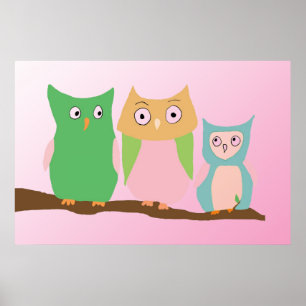 Uggla-familjen på Rosa Poster