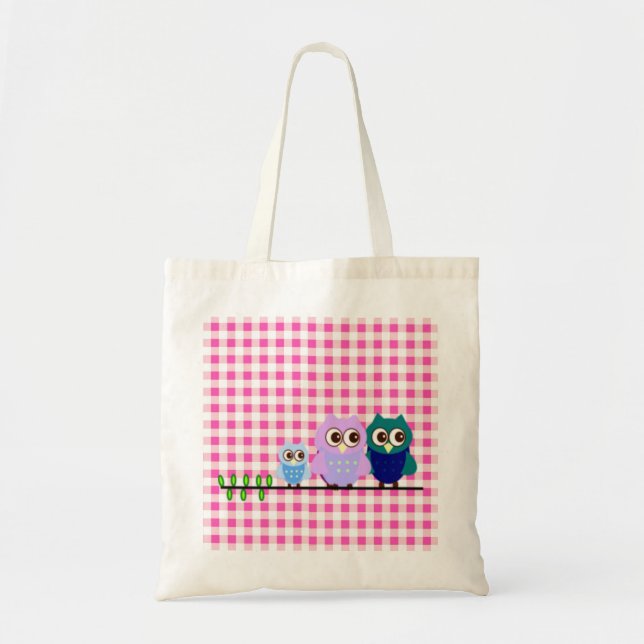 Uggla Family Bag Tygkasse (Framsidan)