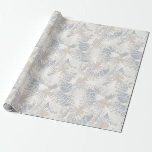 uggla Fjädrar, grått, beige och blue, fågel, ljus, Presentpapper