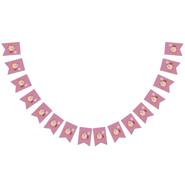 Uggla-Flaggor vid födelsedagen Vimplar (Alla)