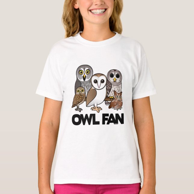 Uggla Fläkt T-shirt (Framsida)